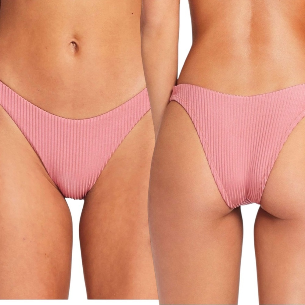 Vitamin A Womens California High-Leg Sunkissed Ecorib Bikini Swim Bottom XL US12